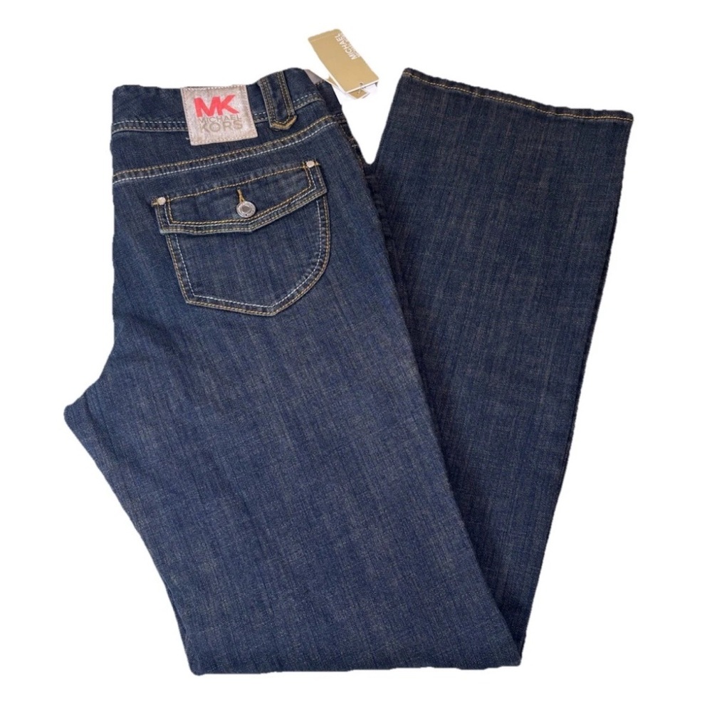Michael Kors Dark Blue Women’s Jeans Flare Jeans Size 10 - Picture 1 of 7